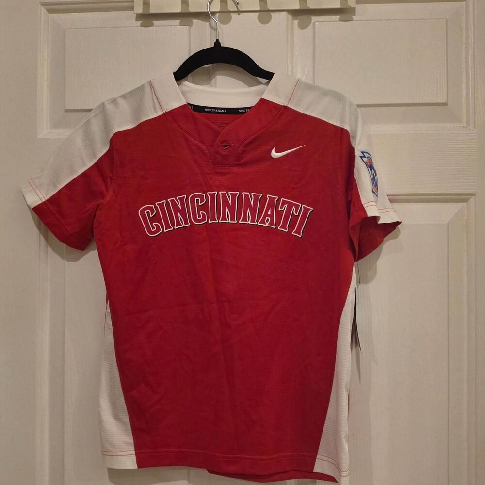 NWT Nike Youth Cincinnati Baseball Jersey